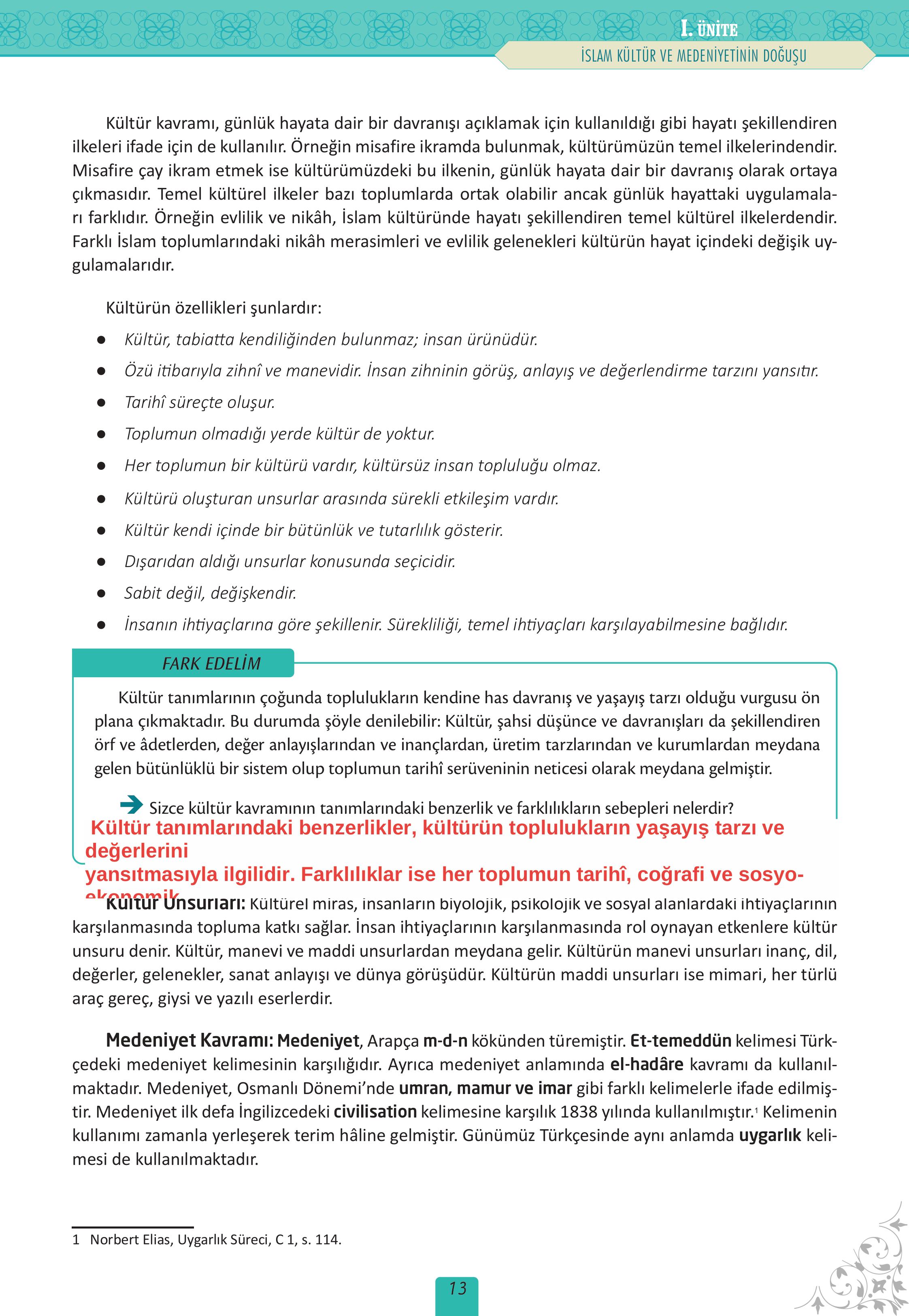 12. Sınıf Meb Yayınları İslam Kültür Ve Medeniyeti Ders Kitabı Sayfa 13 Cevapları 12. Sınıf Meb Yayınları İslam Kültür Ve Medeniyeti Ders Kitabı Sayfa 13 Cevapları