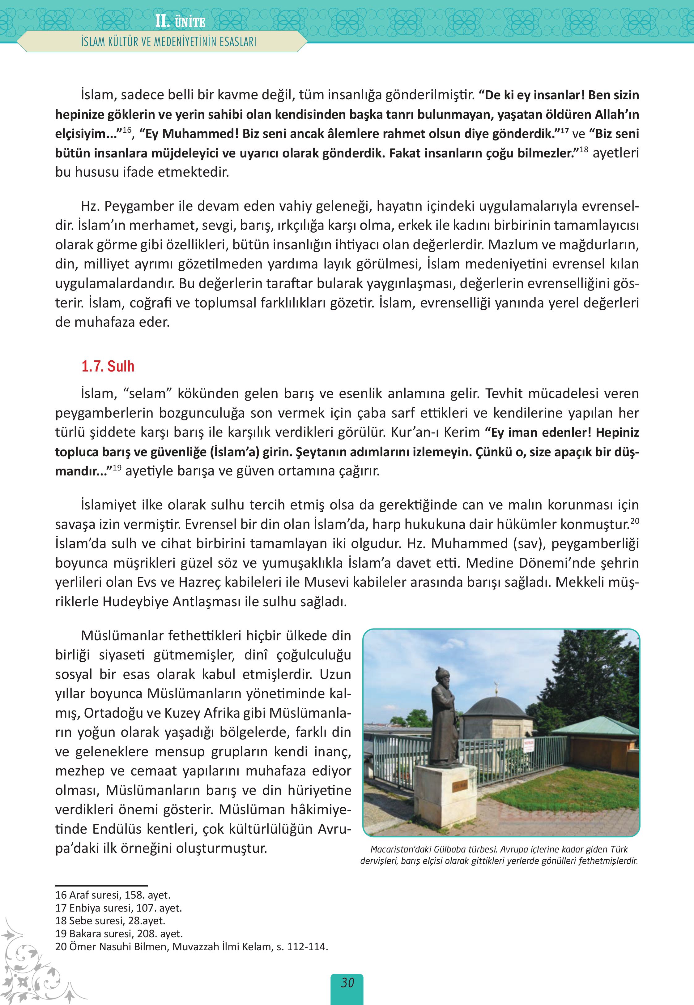 12. Sınıf Meb Yayınları İslam Kültür Ve Medeniyeti Ders Kitabı Sayfa 30 Cevapları 12. Sınıf Meb Yayınları İslam Kültür Ve Medeniyeti Ders Kitabı Sayfa 30 Cevapları
