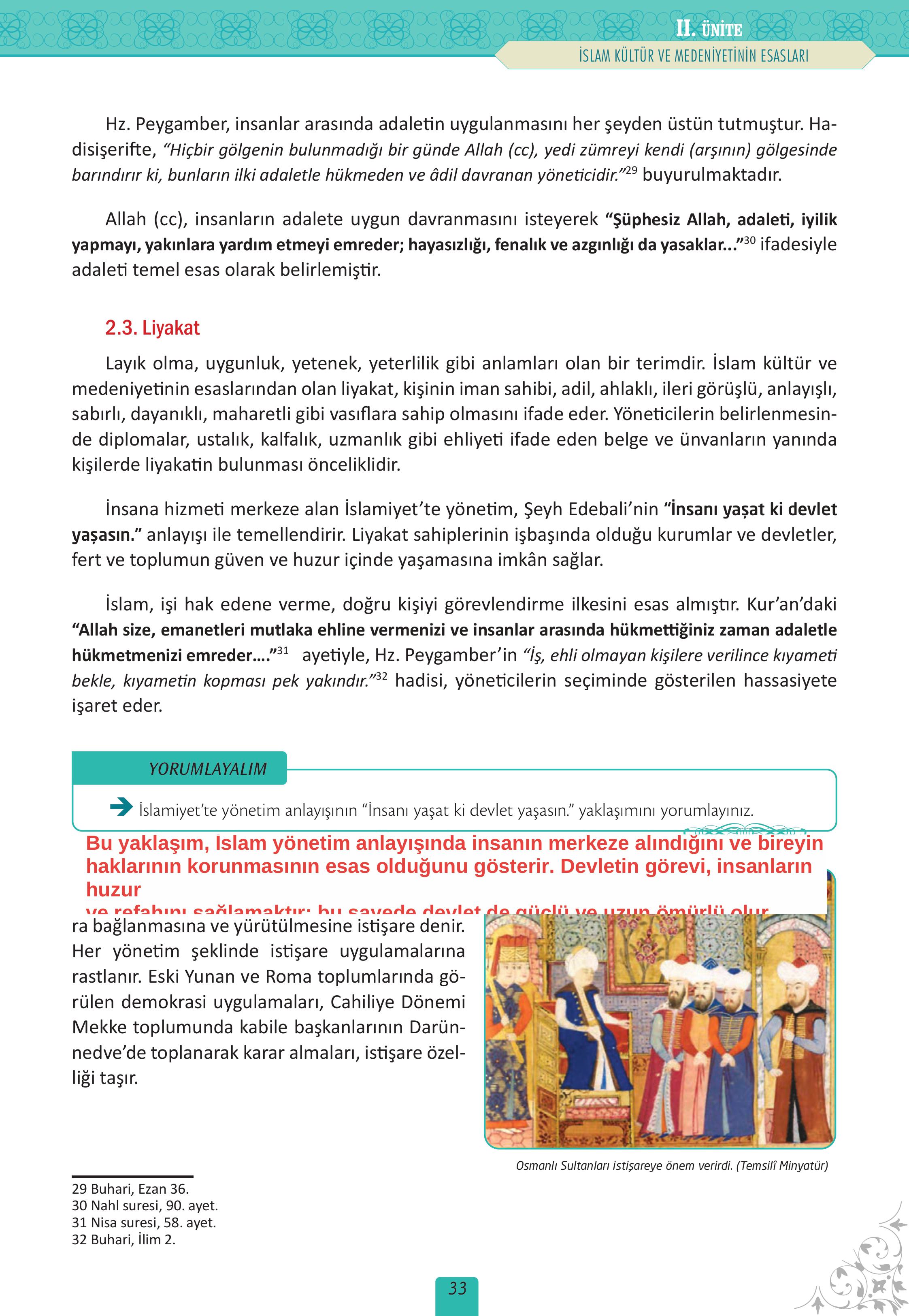 12. Sınıf Meb Yayınları İslam Kültür Ve Medeniyeti Ders Kitabı Sayfa 33 Cevapları 12. Sınıf Meb Yayınları İslam Kültür Ve Medeniyeti Ders Kitabı Sayfa 33 Cevapları