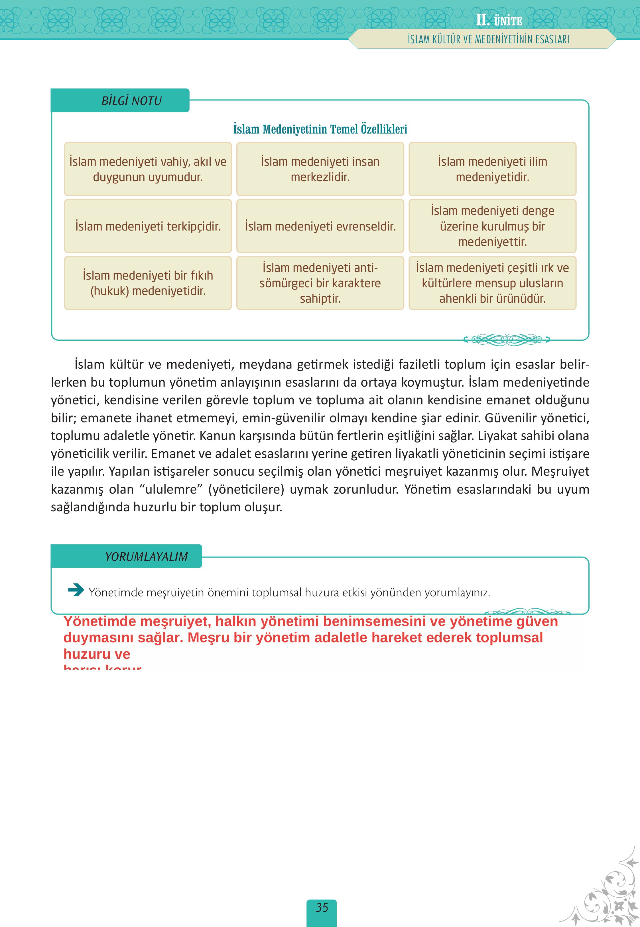 12. Sınıf Meb Yayınları İslam Kültür Ve Medeniyeti Ders Kitabı Sayfa 35 Cevapları 12. Sınıf Meb Yayınları İslam Kültür Ve Medeniyeti Ders Kitabı Sayfa 35 Cevapları